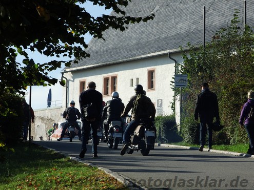 Andrang am Eingang Herbsttreffen Augustusburg