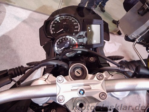 Sachsenkrad 2015 Cockpit BMW F 800R