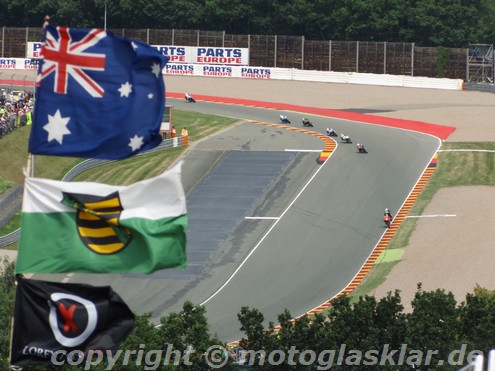 Sachsenring Grand Prix 2015 Australienfahne