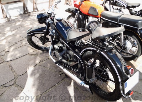 EMW Motorrad R 35 Heckansicht