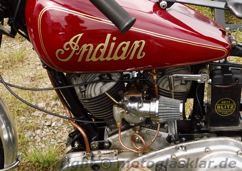 Motor Indian V2 744 ccm