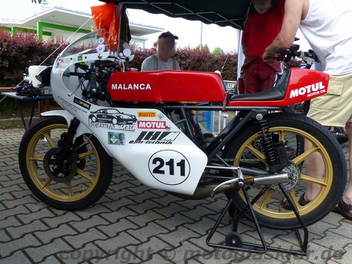 Malanca Rennmotorrad 1978