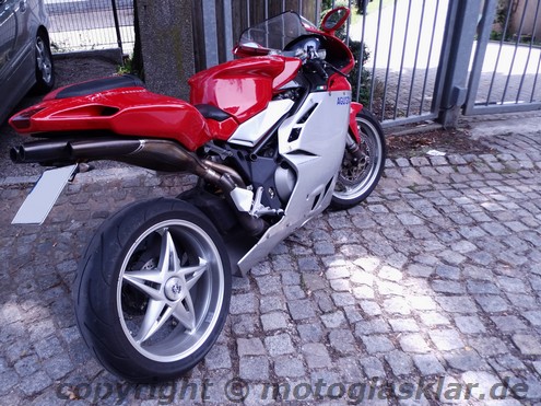 MV Agusta F4 1000 Baujahr 2007 Heckansicht