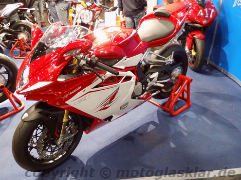 Seitenansicht Links MV Agusta F4 1000 Baujahr 2007