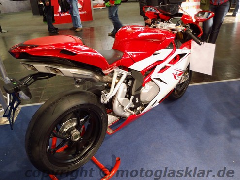 Seitenansicht MV Agusta F4 1000 Baujahr 2007