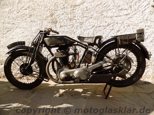 New Hudson Motorrad ca. 1924