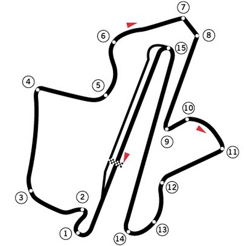 Sepang International Circuit Streckenführung