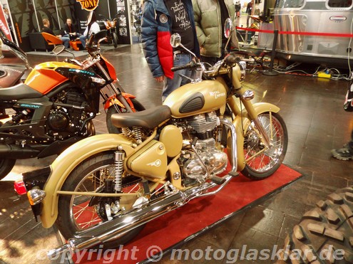 Royal Enfield Classic 500 im Retro Style