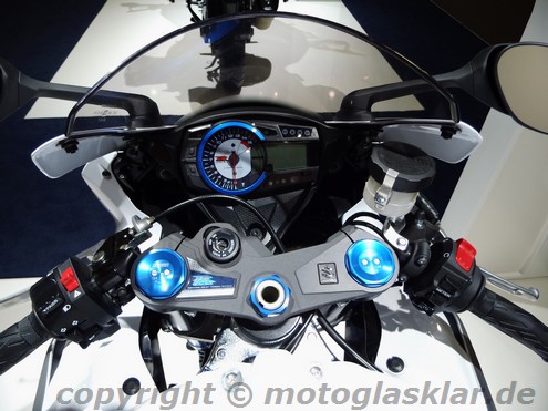 Suzuki GSXR 1000 Modelljahr 2014 Cockpit