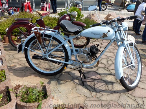 Torpedo Motorrad 1939 mit Handschaltung