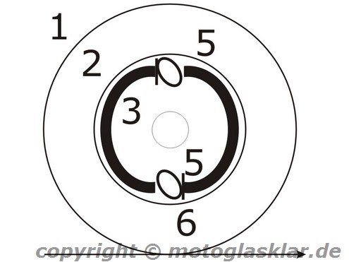 Aufbau Duplexbremse schematisch