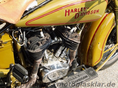 V2 Viertaktmotor um 1926, Harley-Davidson