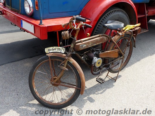 Presto Leichtmotorrad mit 74 ccm Sachs Motor Modell 204