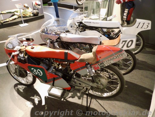 Eigenbauten Rennmotorräder, Rennportmuseum Hohenstein-Er.